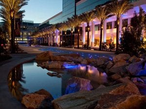 Anaheim Convention Center Mountain Fountain