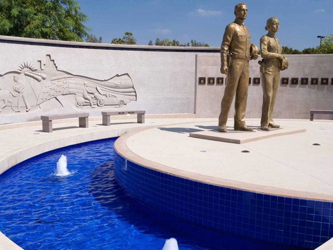 OCPeaceOfficerMemorial WaterFeature T